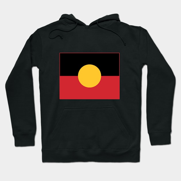 The Australian Aboriginal flag #4 Hoodie by SalahBlt